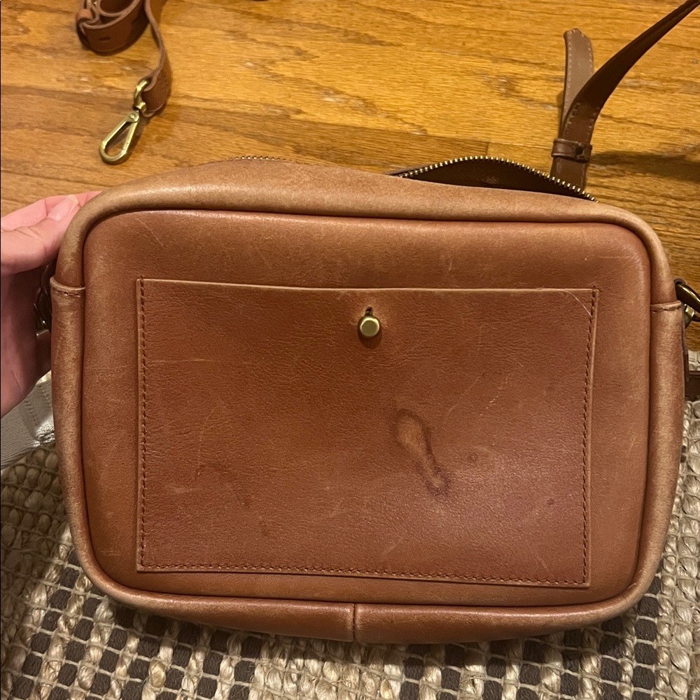 Madewell — The Large Transport Camera Bag in brown